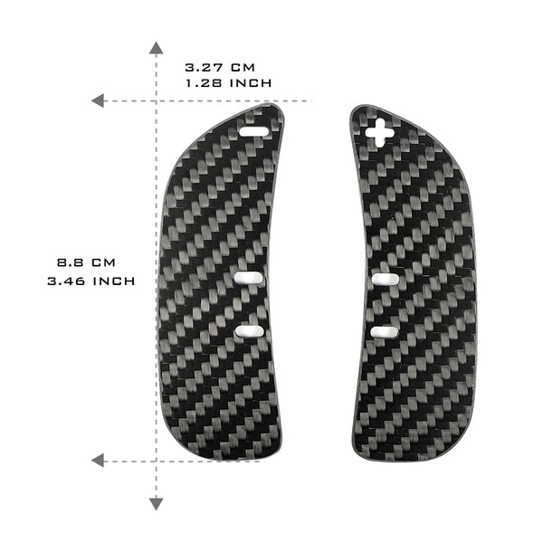 Carbon Fiber Spare Paddles - Compatible with Magnetic Base (Not Included)