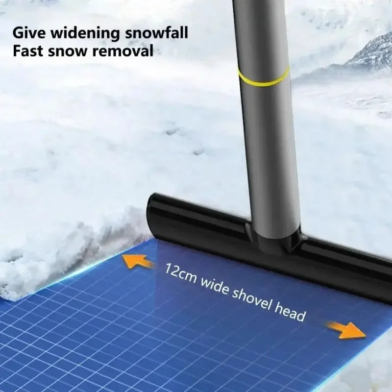 Car Windshield Ice Scraper - Heavy-Duty Frost Removal Tool