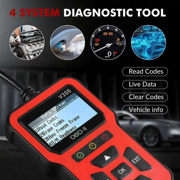 Professional OBD2 Scanner Tool - Engine Code Reader