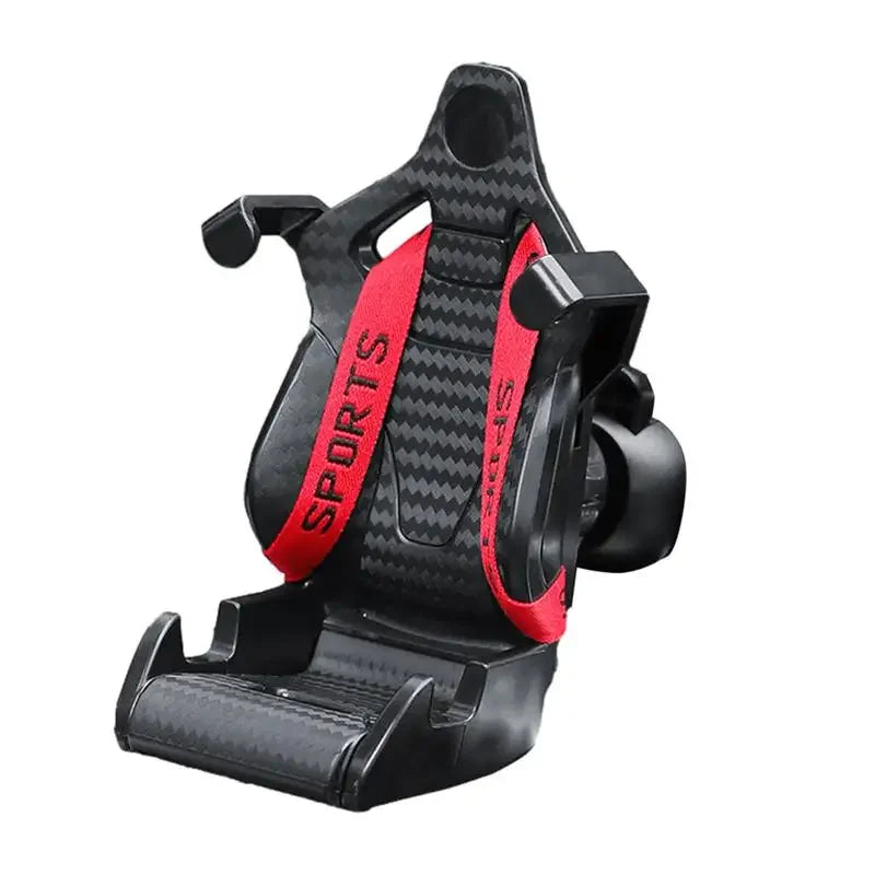 Racing Seat Car Phone Holder - 360° Rotatable Air Vent Mount