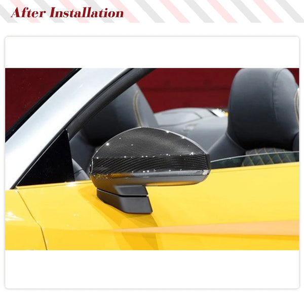 Carbon Fiber Side Mirror Covers for Audi R8 (4S) & TT MK3 (2015-2019)