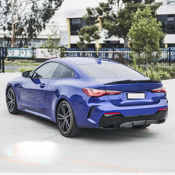 Dry Carbon Fiber High Kick Rear Trunk Spoiler Wing for BMW 4 Series G22 / M4 G82 (2021-2023)
