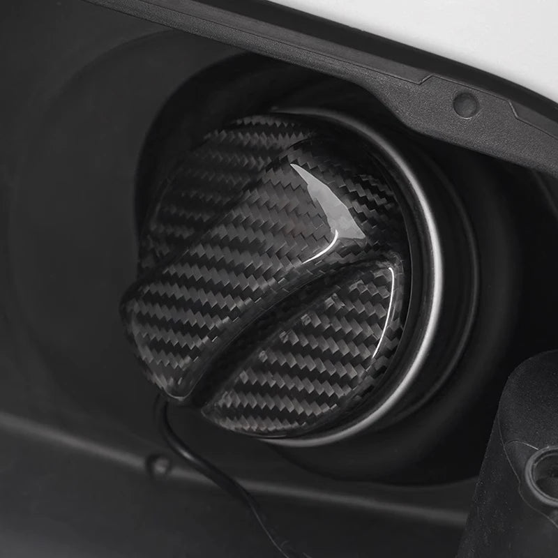 Carbon Fiber Fuel Cap Cover for Volkswagen Golf MK7 MK7.5 MK8, Sagitar, Magotan