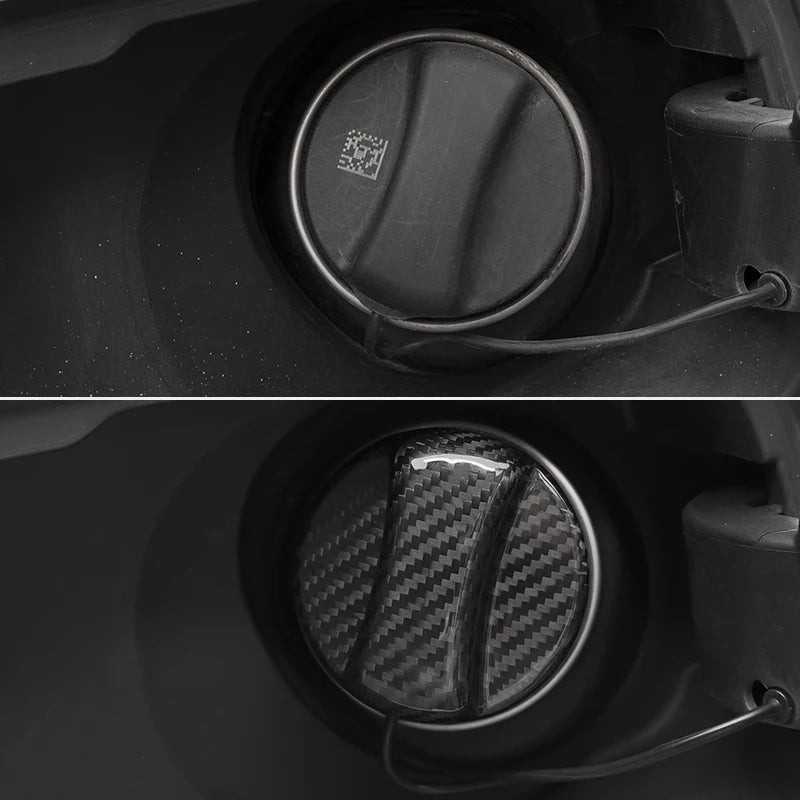 Carbon Fiber Fuel Cap Cover for Volkswagen Golf MK7 MK7.5 MK8, Sagitar, Magotan