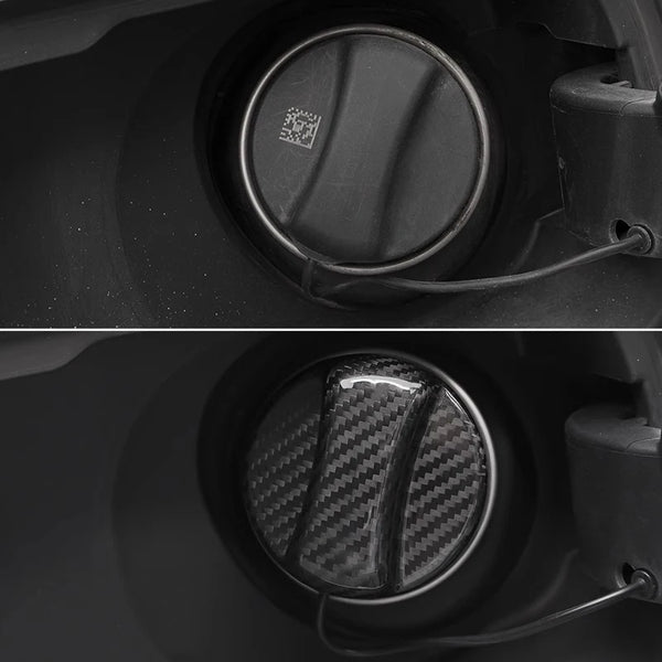 Carbon Fiber Fuel Cap Cover for Volkswagen Golf MK7 MK7.5 MK8, Sagitar, Magotan