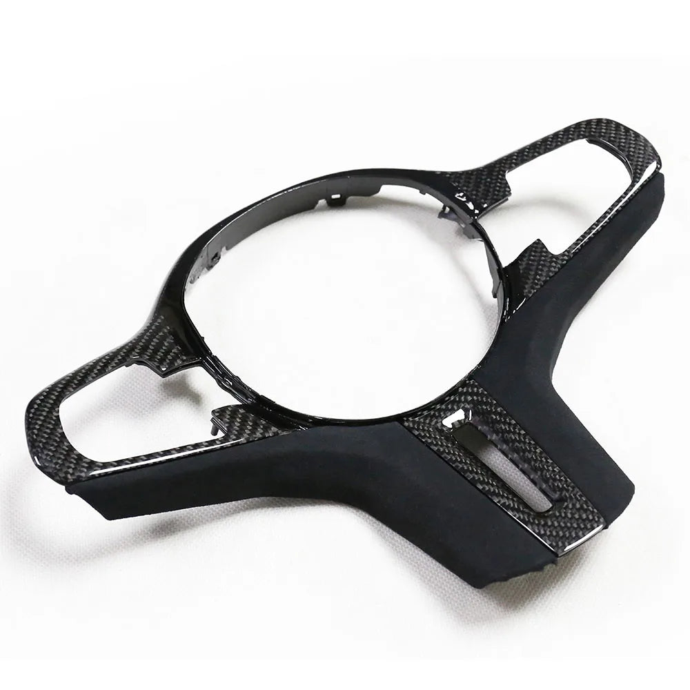 Carbon Fiber Steering Wheel Trim for BMW M5 F90 / X3M F97 / X4M F98 / G-Series 5/6/7 (2018-2019)