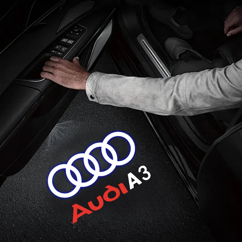 Audi LED Logo Projector Door Welcome Lights - 2 or 4 Pack