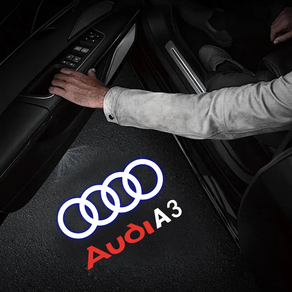 Audi LED Logo Projector Door Welcome Lights - 2 or 4 Pack