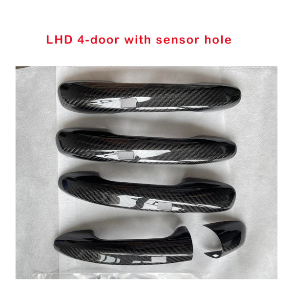 Real Carbon Fiber Door Handle Covers for Mercedes-Benz