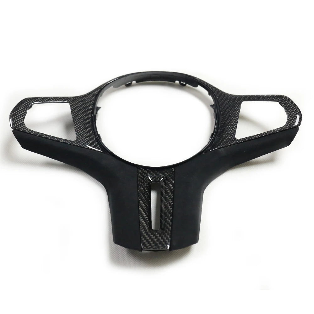 Carbon Fiber Steering Wheel Trim for BMW X3M F97 / X4M F98 / X5M F95 / X6M F96 (2020-2023)