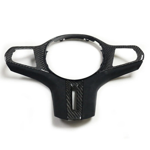 Carbon Fiber Steering Wheel Trim for BMW X3M F97 / X4M F98 / X5M F95 / X6M F96 (2020-2023)
