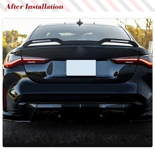 Carbon Fiber Rear Trunk Spoiler Wing Lip for BMW 4 Series G22 / M4 G82 (2021-2023)