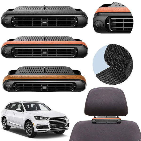 Dual Headrest Cooling Fan - USB Powered Car Fan