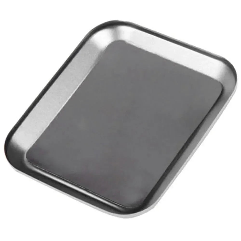 Magnetic Aluminum Screw Tray - Parts Storage Plate