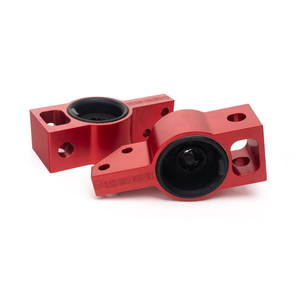 BFI Caster+ Rear Control Arm Brackets with TTRS Solid Rubber Bushings for Volkswagen Passat B6 & Tiguan Mk1 (2005–2016)