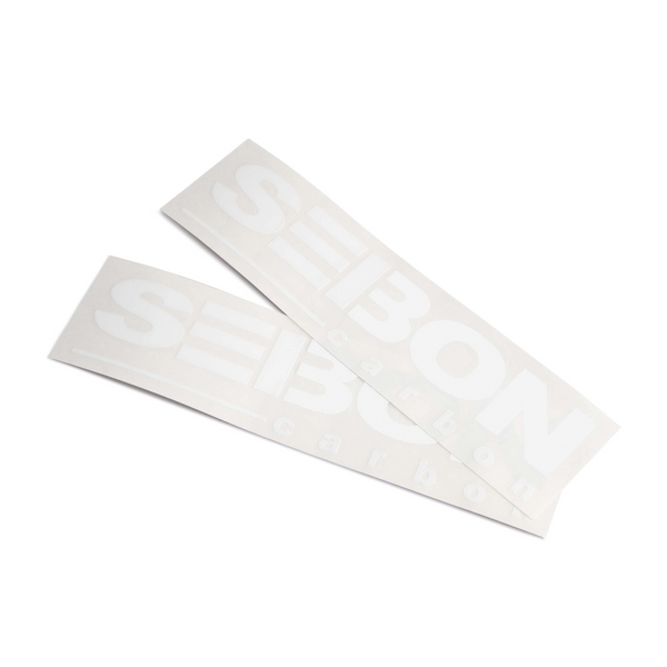 SEIBON Carbon White Decals