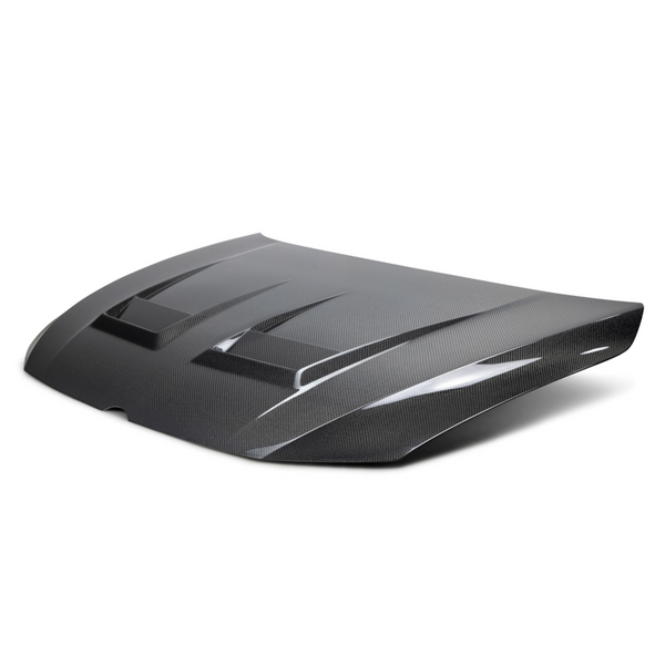 SEIBON DV-Style Carbon Fiber Hood — Volkswagen Golf GTI / Golf R (MK8) (2022–2024)