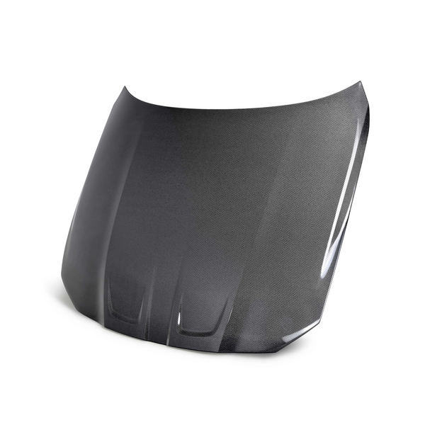 SEIBON OEM-Style Double-Sided Carbon Fiber Hood for BMW M3 G80 / M3 Competition G80 / M4 G82 / M4 G83 / M4 Competition G82 / M4 Competition G83 (2021–2024)