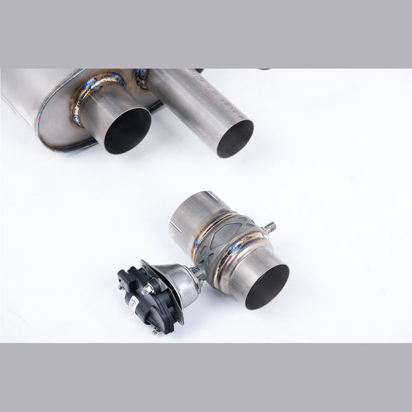 Milltek Sport 80mm Upgrade Kit to Signature Series Titanium Axle Back System from for Audi RS6 C8 & More (2019–2026)