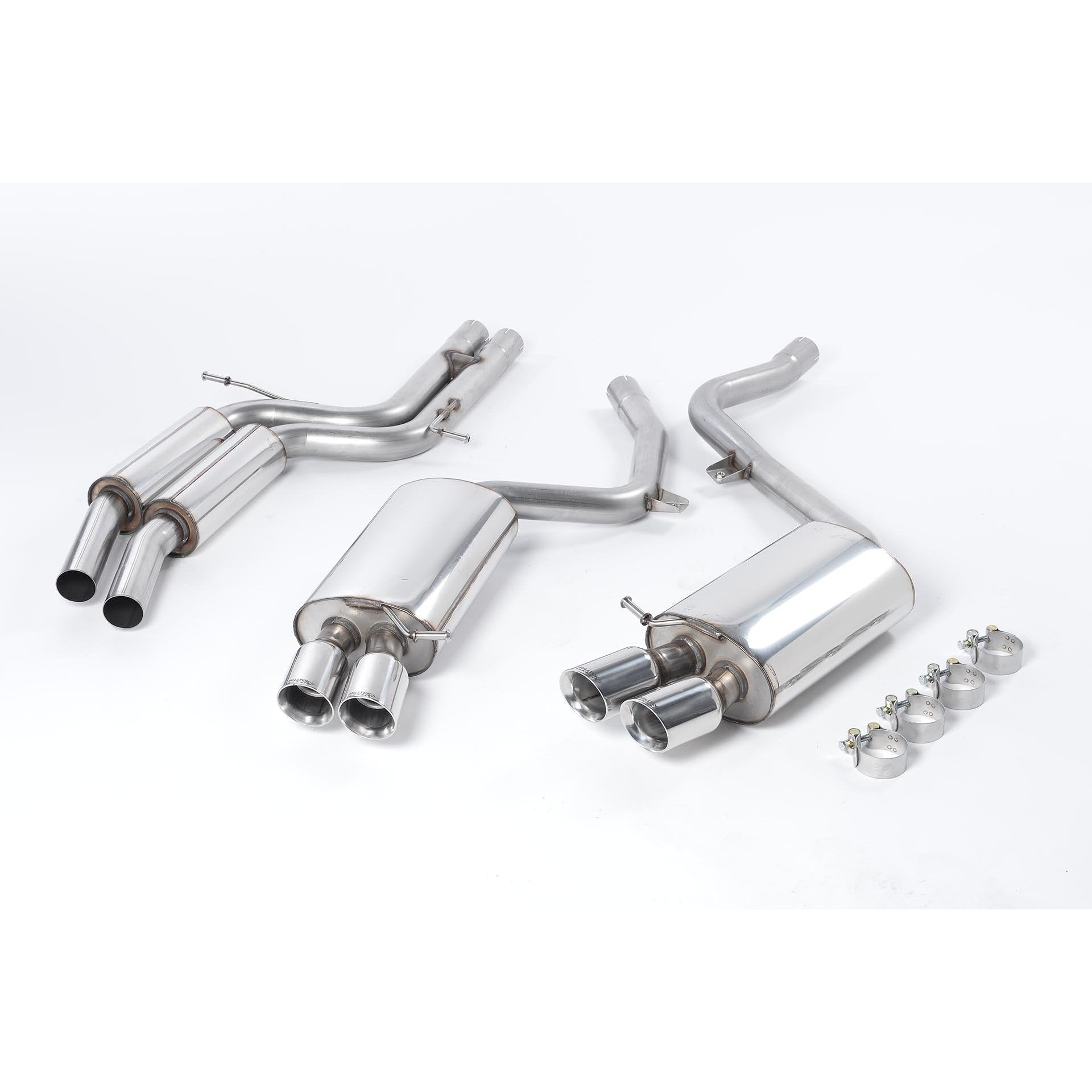 Milltek Sport Resonated Cat-Back Exhaust for Audi S5 B8 (2007–2011)