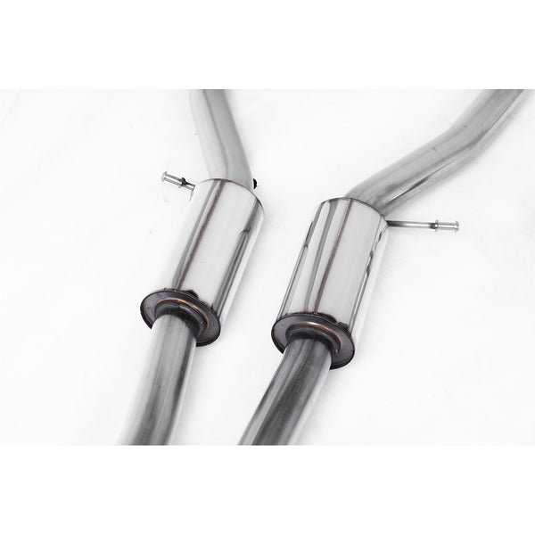 Milltek Sport Resonated Cat-Back Exhaust (Audi RS6 C5 Cerakote Black Tips) for Audi RS6 C5 (2002–2004)