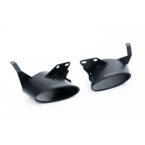 Milltek Sport Non-Resonated 80mm OPF/GPF-Back Exhaust (Bolt On Cerakote Black Tips) for Audi RS6 C8, RS7 C8 (2019–2026)