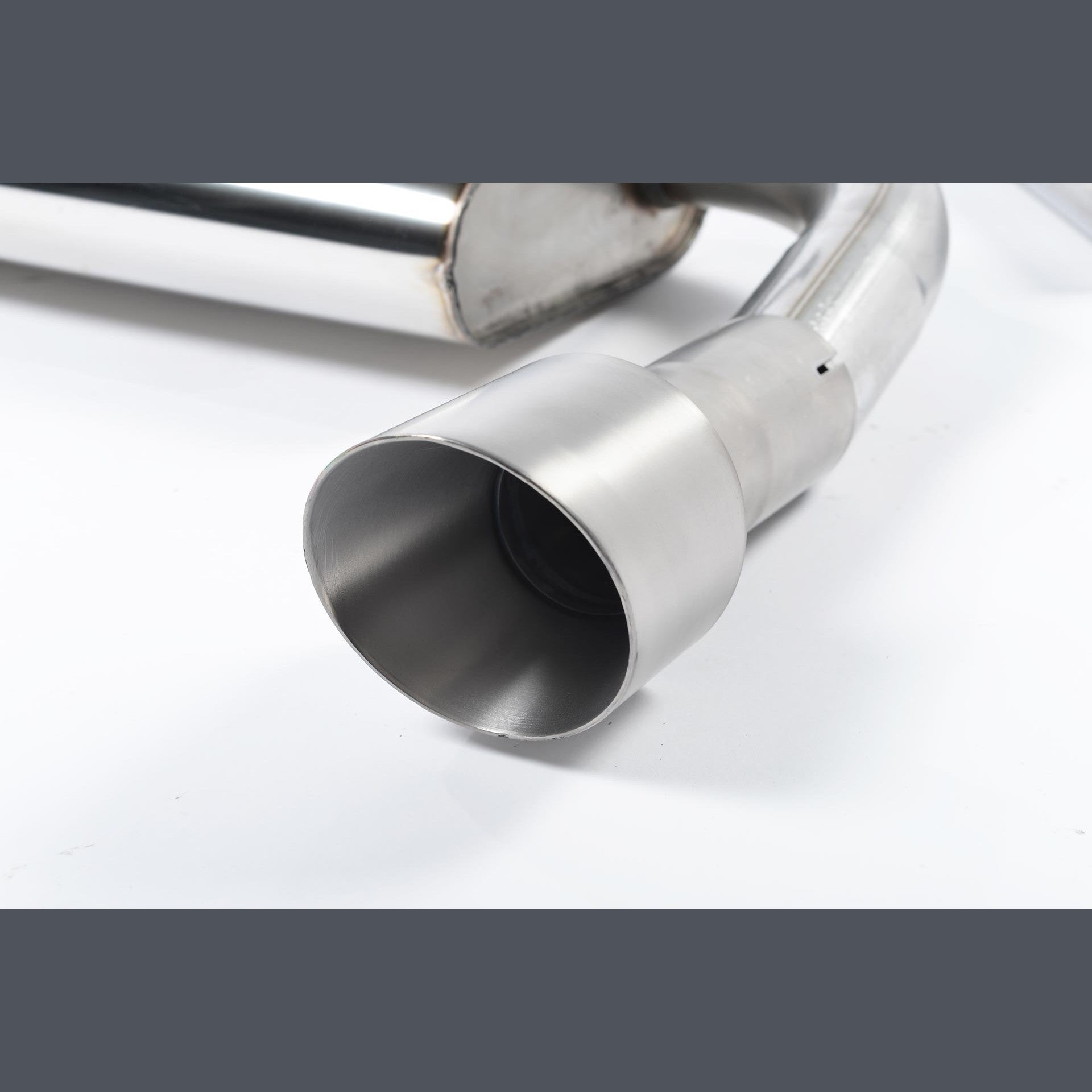 Milltek Sport Resonated Cat-Back Exhaust (VW Golf GTI MK7 Brushed Titanium Tips) for Volkswagen Golf MK7 (2013–2016)