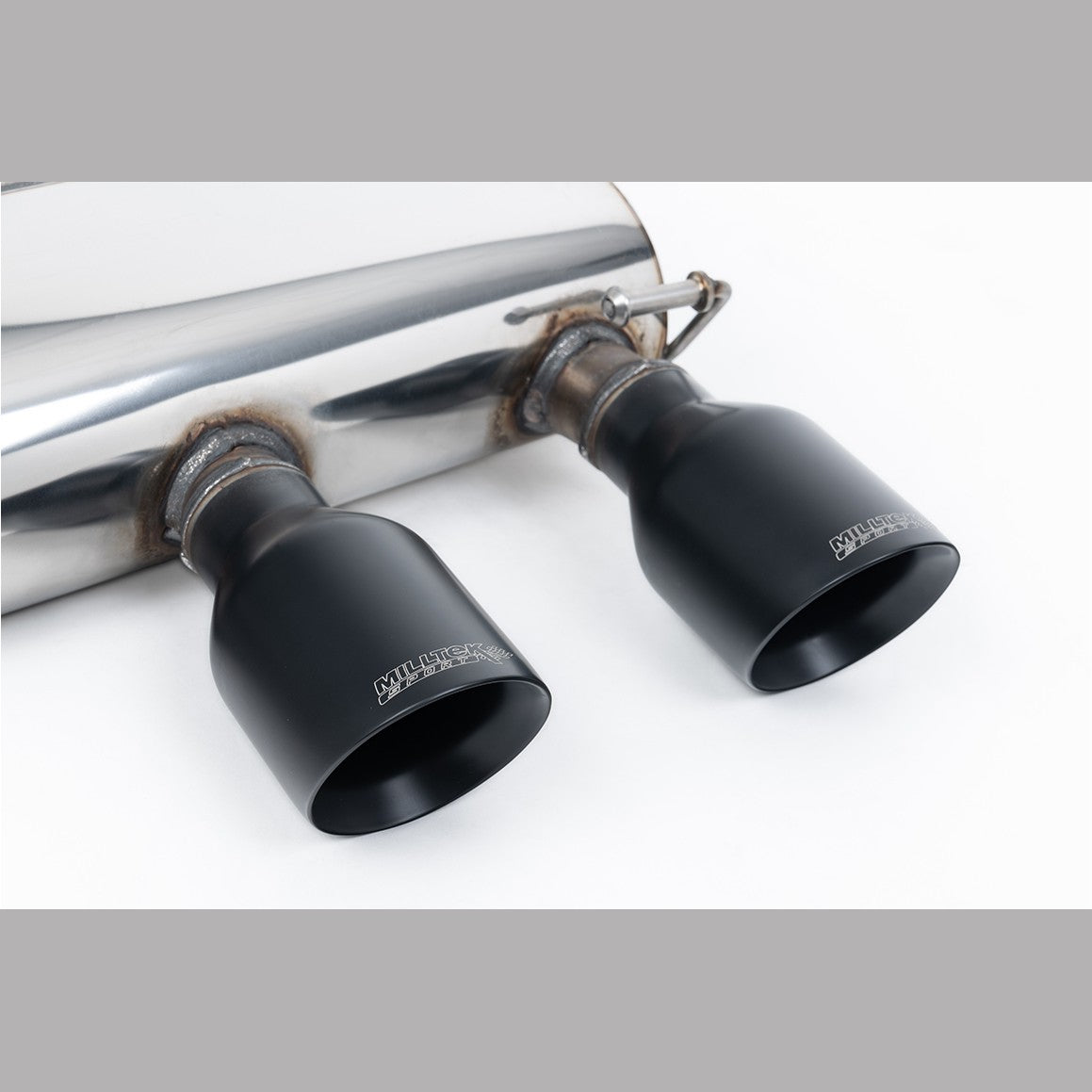 Milltek Sport Resonated Cat-Back Exhaust (VW Golf MK5 R32 Cerakote Black Tips) for Volkswagen Golf MK5 (2005–2009)