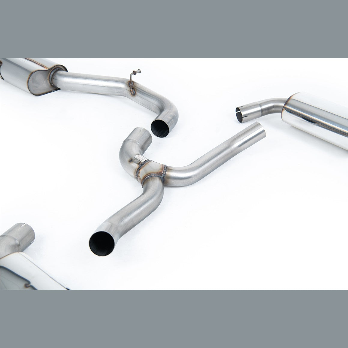 Milltek Sport Resonated Cat-Back Exhaust (VW Golf MK7 2.0 TFSI Cerakote Black Tips) for Volkswagen Golf MK7 (2016–2021)