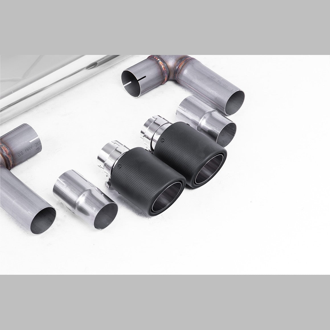 Milltek Sport Resonated Cat-Back Exhaust (VW Golf MK7.5 GTI Carbon Fiber Tips) for Volkswagen Golf MK7.5 (2017–2021)