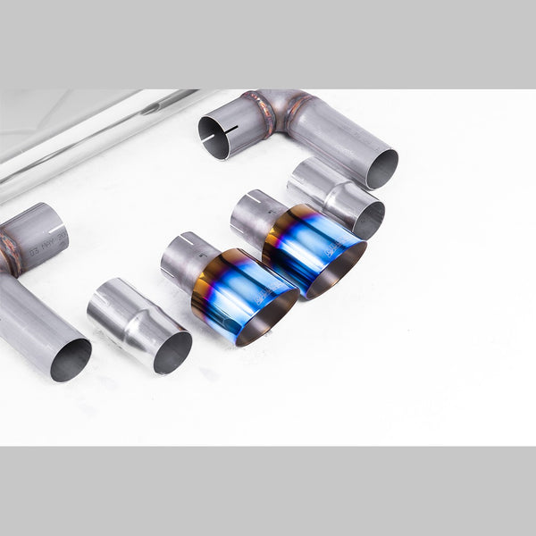 Milltek Sport Resonated Cat-Back Exhaust (VW Golf MK7.5 GTI Burnt Titanium Tips) for Volkswagen Golf MK7.5 (2017–2021)