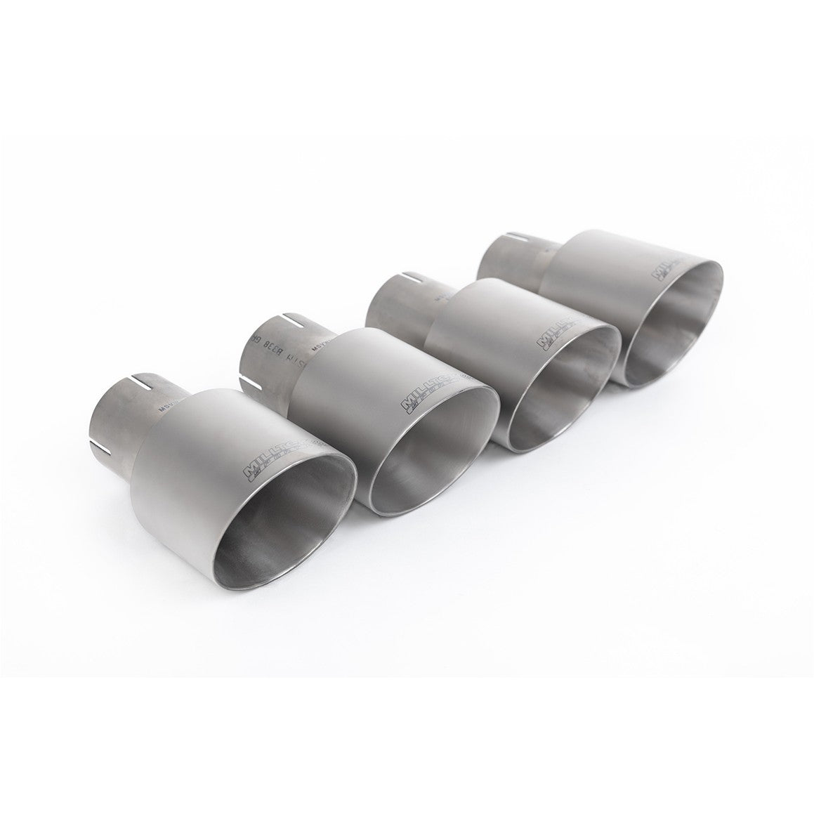 Milltek Sport Resonated Cat-Back Exhaust (VW Golf R MK7.5 Brushed Titanium Tips) for Volkswagen Golf MK7.5 (2017–2021)