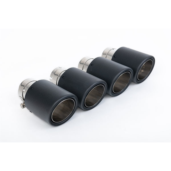Milltek Sport Resonated Race Cat-Back Exhaust (VW Golf R MK7.5 Carbon Fiber Tips) for Volkswagen Golf MK7.5 (2017–2021)
