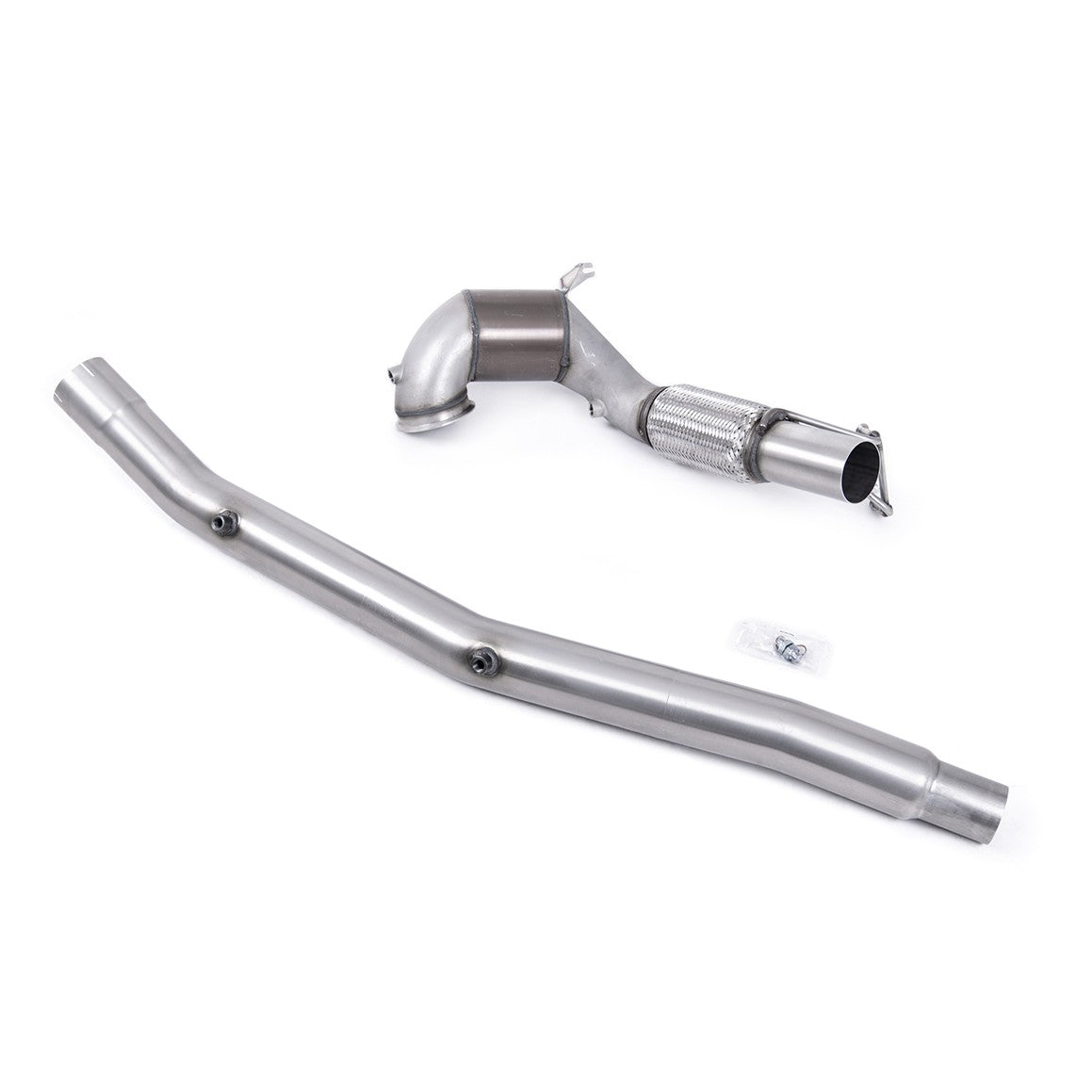 Milltek Sport Large Bore Downpipe HJS Hi-Flow Sports Catalyst for Audi S3 8Y & Volkswagen Golf MK8 / MK8.5 (2022–2026)