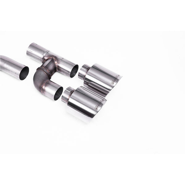 Milltek Sport 80mm Road+ OPF/GPF-Back Exhaust (GTI R Style Polished Tips) for Volkswagen Golf MK8 / MK8.5 (2021–2026)