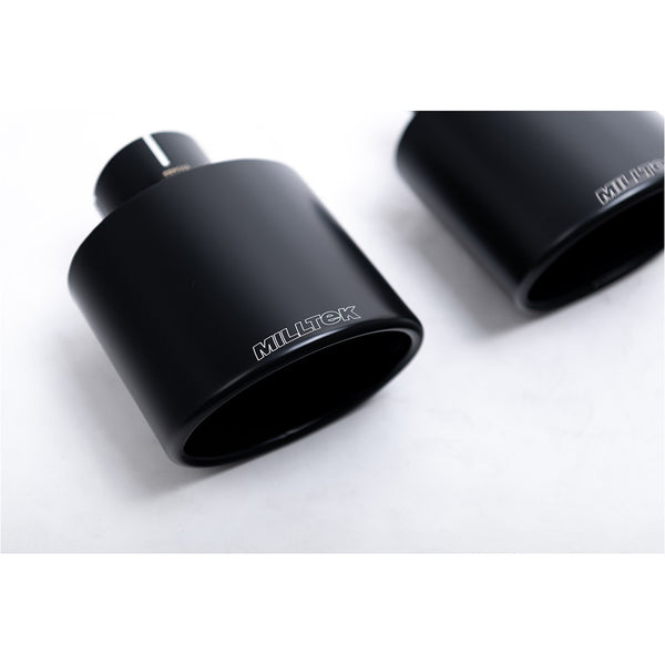 Milltek Sport 80mm OPF/GPF-Back Exhaust (GTI Cerakote Black Oval Tips) for Volkswagen Golf MK8 / MK8.5 (2021–2026)