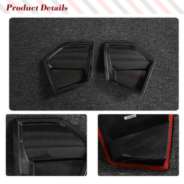 Carbon Fiber Front Bumper Vent Covers for BMW 3 Series G20 / G28 M-Sport Shadow Edition (2022-2023)