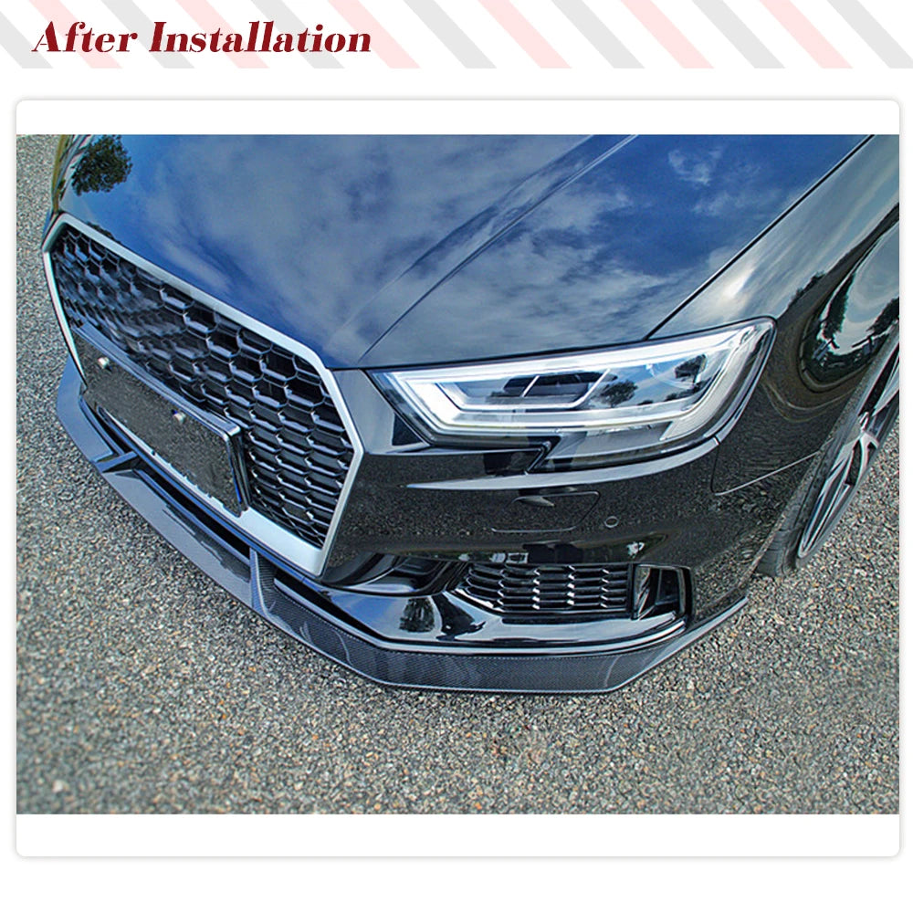 Carbon Fiber Front Lip for Audi RS3 Sedan 8V (2017-2019)