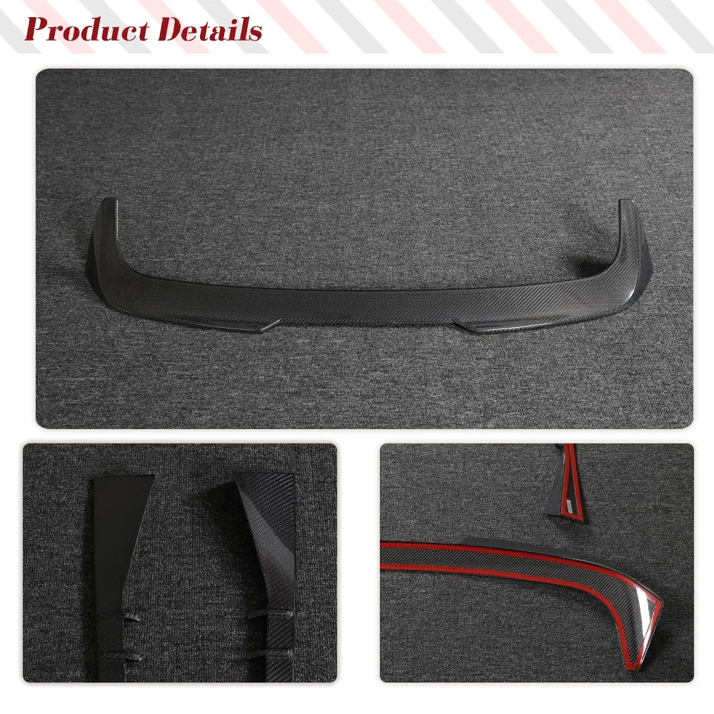 Carbon Fiber Rear Roof Spoiler & Side Wing Lip for BMW M3 Touring G81 (2022-2023)