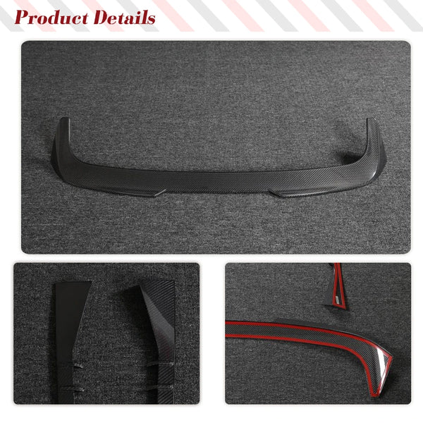 Carbon Fiber Rear Roof Spoiler & Side Wing Lip for BMW M3 Touring G81 (2022-2023)