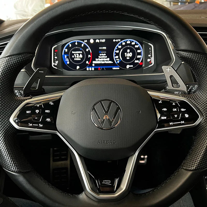 Billet Aluminum Paddle Shifters (V5) for Golf MK8, Jetta, Passat, Tiguan, Atlas, Polo, Arteon