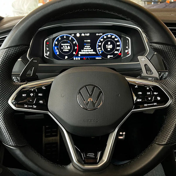 Billet Aluminum Paddle Shifters (V5) for Golf MK8, Jetta, Passat, Tiguan, Atlas, Polo, Arteon
