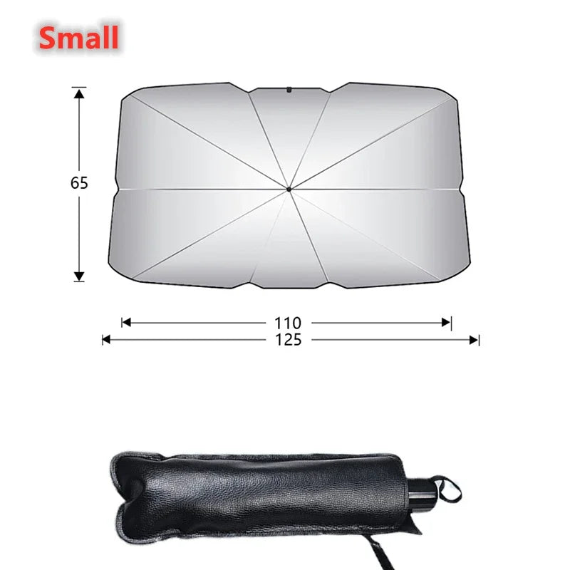 Car Foldable Windshield Sun Shade - UV Protection