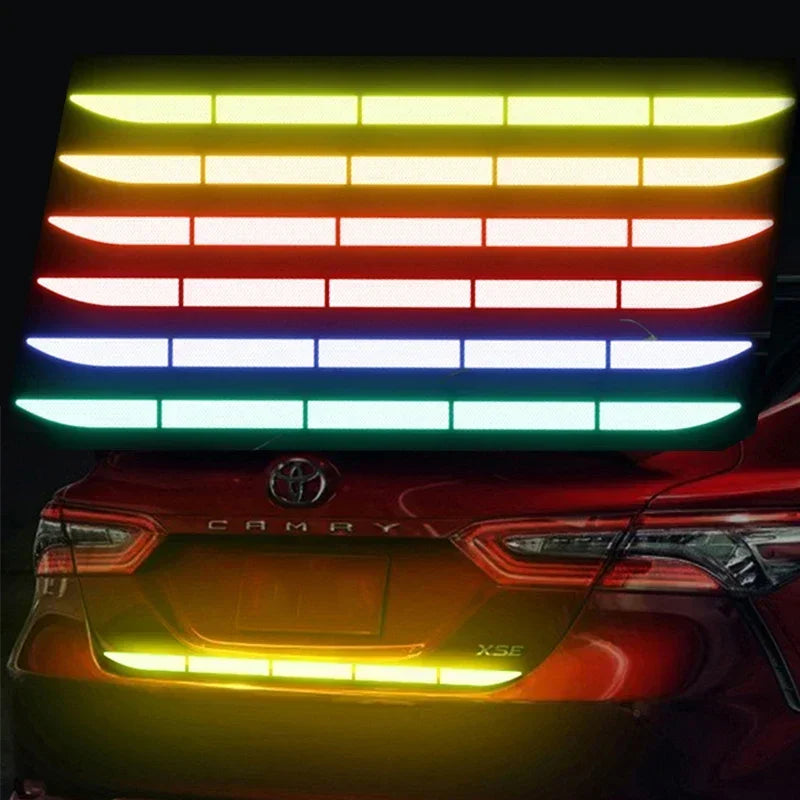 Reflective Car Safety Sticker - Trunk Warning Strip