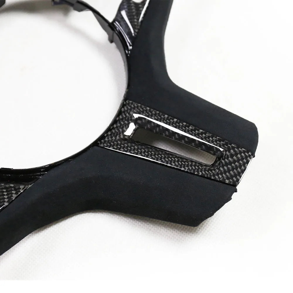 Carbon Fiber Steering Wheel Trim for BMW M5 F90 / X3M F97 / X4M F98 / G-Series 5/6/7 (2018-2019)
