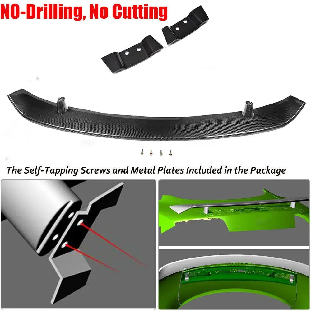 Carbon Fiber Rear Trunk Spoiler for Audi R8 V8 / V10 (2008-2015)