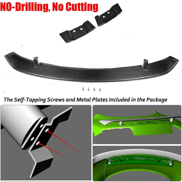 Carbon Fiber Rear Trunk Spoiler for Audi R8 V8 / V10 (2008-2015)