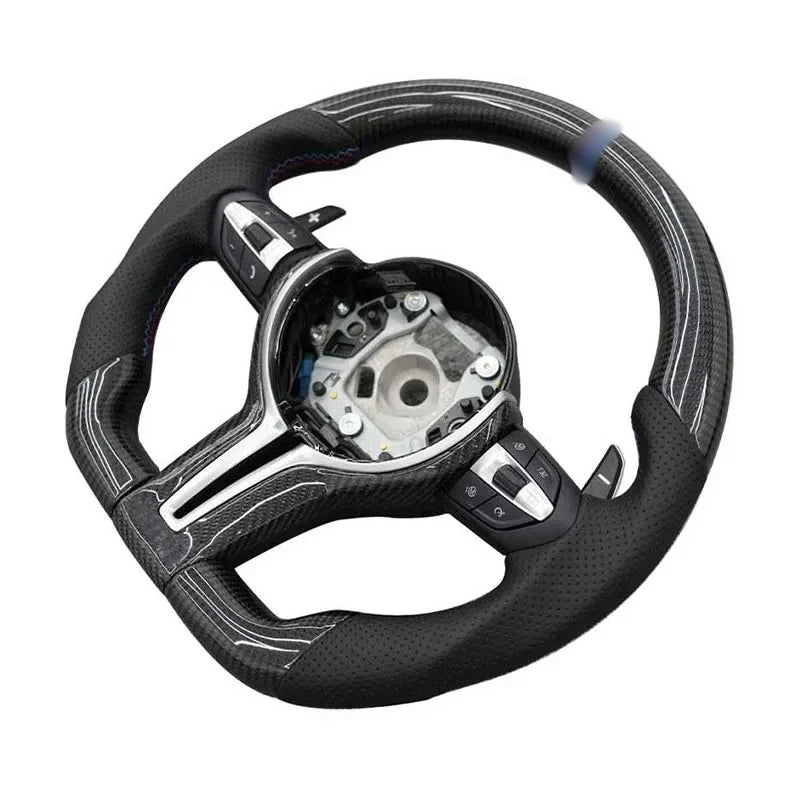 Carbon Fiber Steering Wheel for BMW M3 / M5 / M6 F-Series & E-Series (Various Models)