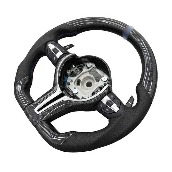Carbon Fiber Steering Wheel for BMW M3 / M5 / M6 F-Series & E-Series (Various Models)