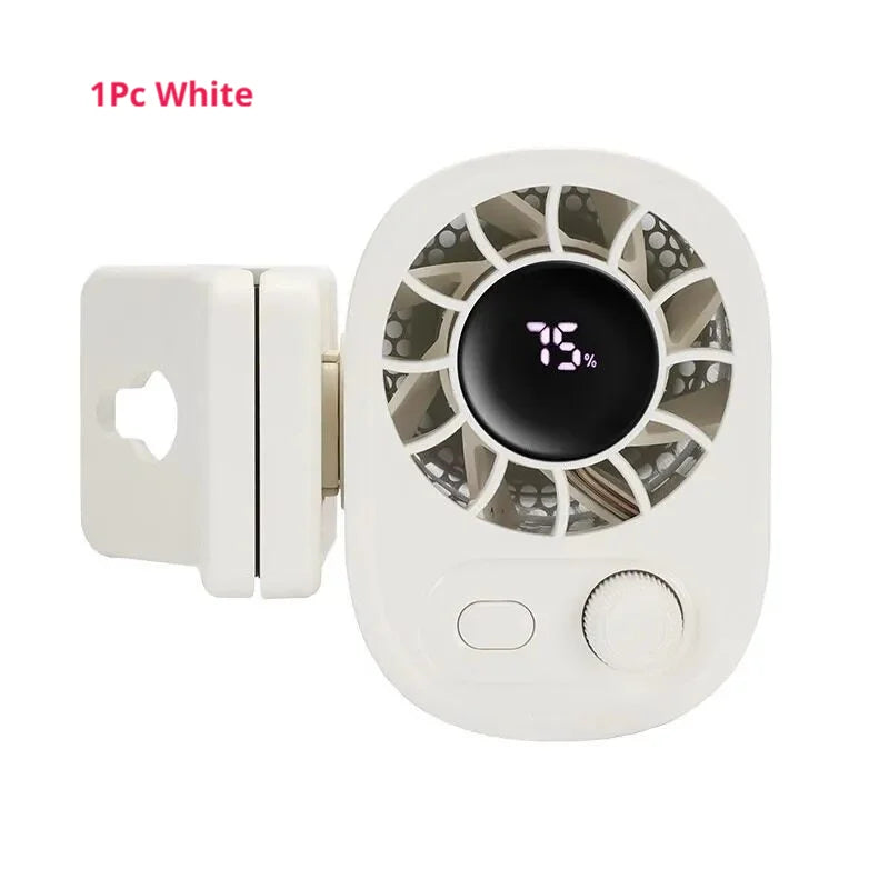 360� Rotatable Clip-On Car Fan - Rechargeable Cooler